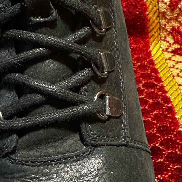 Sorel Joan up town wedge black leather size 7.5 - Picture 8 of 10